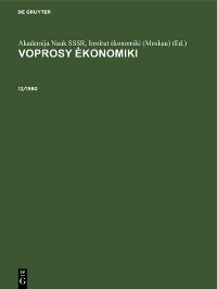 Voprosy ėkonomiki / Dekabr'