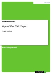 Open Office XML Export