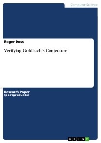 Verifying Goldbach's Conjecture