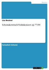 Schostakowitsch-Violinkonzert op.77/99