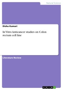 In Vitro Anticancer studies on Colon rectum cell line