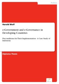 e-Government and e-Governance in Developing Countries