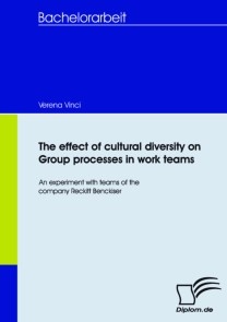 The effect of cultural diversity on group processes in work teams