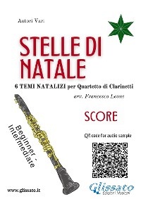 Stelle di Natale - Quartetto di Clarinetti (SCORE)