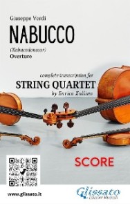 Nabucco (overture) String Quartet - Score