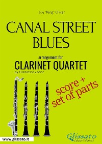 Canal Street Blues - Clarinet Quartet score & parts