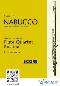 Nabucco - Flute Quartet score & parts
