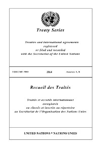 Treaty Series 2993/Recueil des Traités 2993
