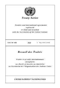 Treaty Series 3006/Recueil des Traités 3006