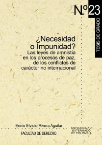 ¿Necesidad o impunidad? Las leyes de amnistía en los procesos de paz, de los conflictos de carácter no internacional Estudio El Salvador-Colombia