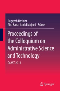 Proceedings of the Colloquium on Administrative Science and Technology