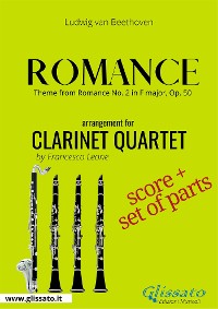 Theme from Romance  - Clarinet Quartet score & parts