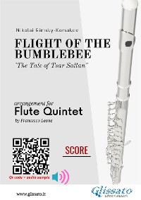 Score for Flute Quintet: Flight of The Bumblebee