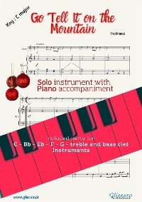 Go Tell it on the Mountain - Solo with piano acc. (key C)