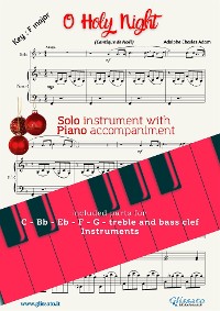 O Holy Night - Solo with Piano acc. (key F)