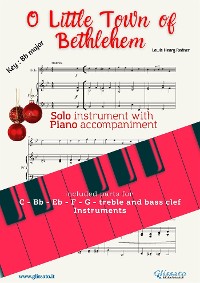 O Little Town of Bethlehem - Solo with Piano acc. (key Bb)