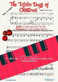 The twelve days of Christmas - Solo with Piano acc. (key G)