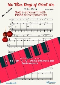 We Three Kings of Orient Are - Solo with Piano acc. (key Am)