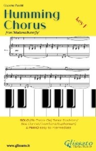 Humming Chorus -  Low Bb Solo instr. and Piano (Key F)
