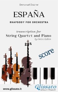 España - String Quartet and Piano (score)